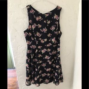 Floral a line dress